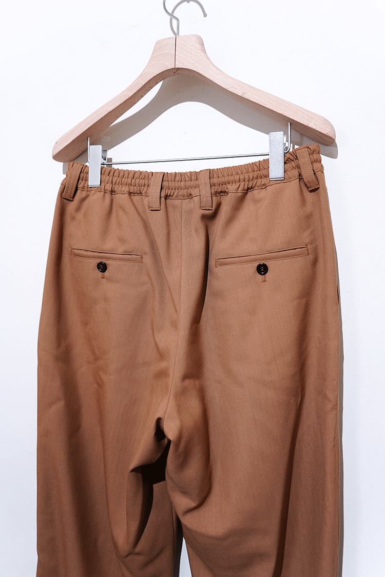 MARNI TROPICAL WOOL PANTS / BROWN - Unlimited lounge | ONLINESTORE