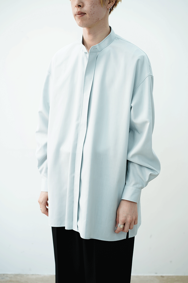 THE RERACS THE BAND COLLAR SHIRT / WHITE - Unlimited lounge