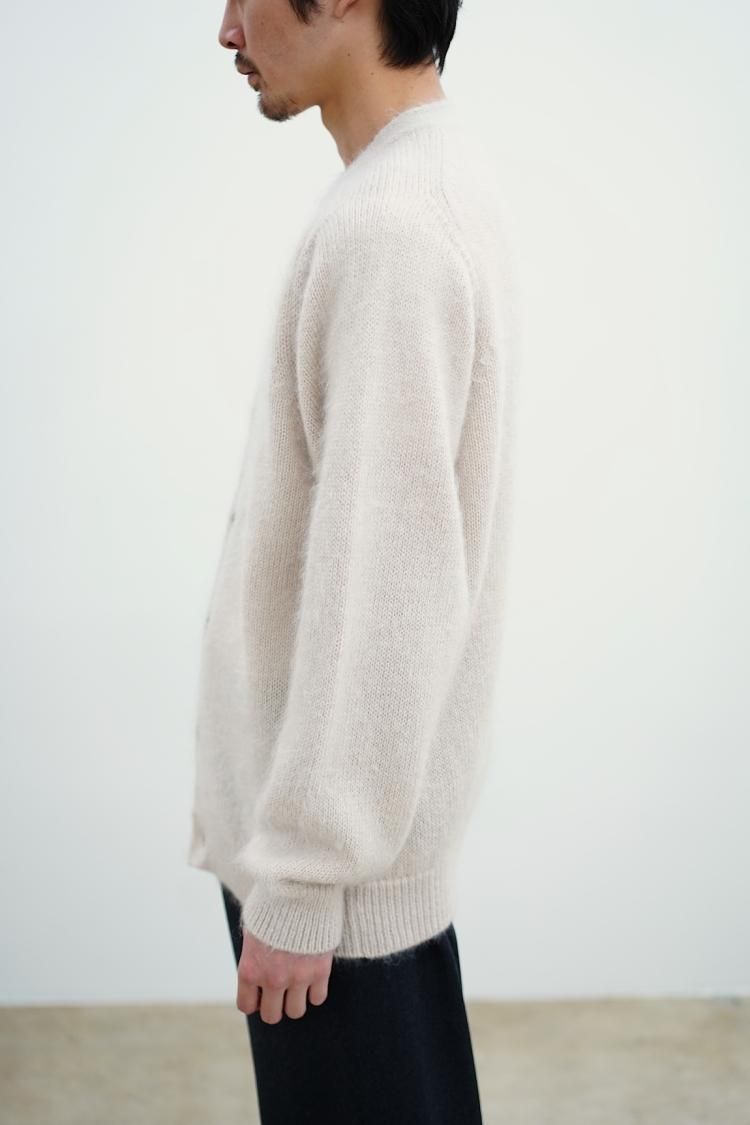 22AW BATONER PURE MOHAIR CARDIGAN