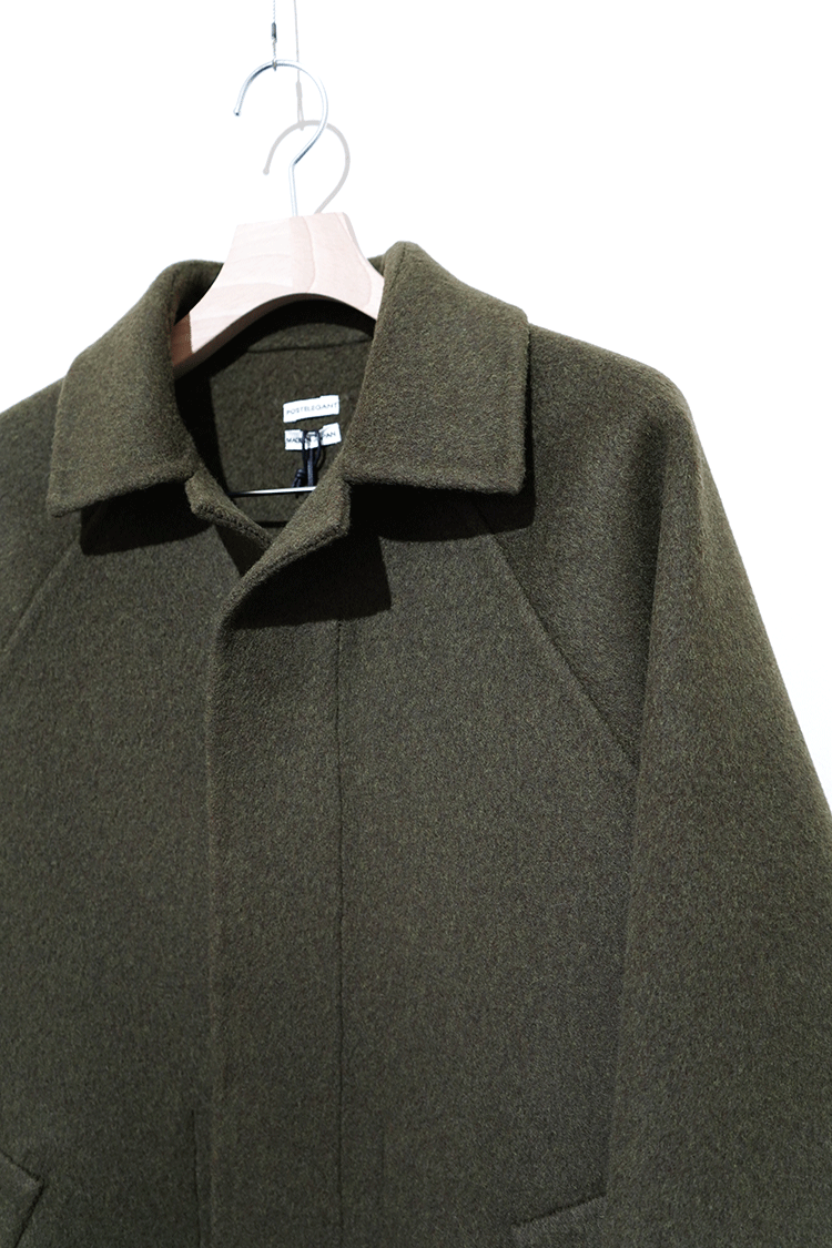 postelegant 22aw wool rever raglan coat ブルゾン 【全商品オープニング価格 特別価格】