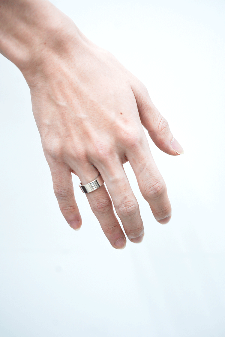 LE GRAMME ribbon ring(polished/7g)