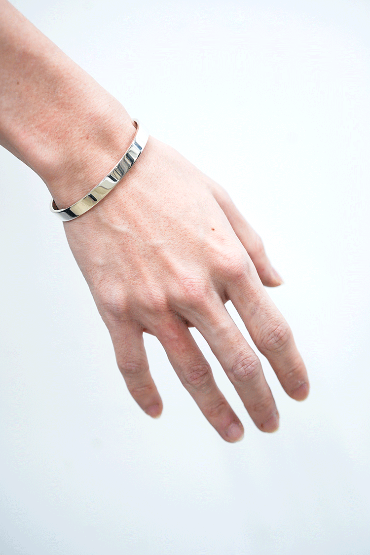 LE GRAMME ribbon bracelet(polished/21g)