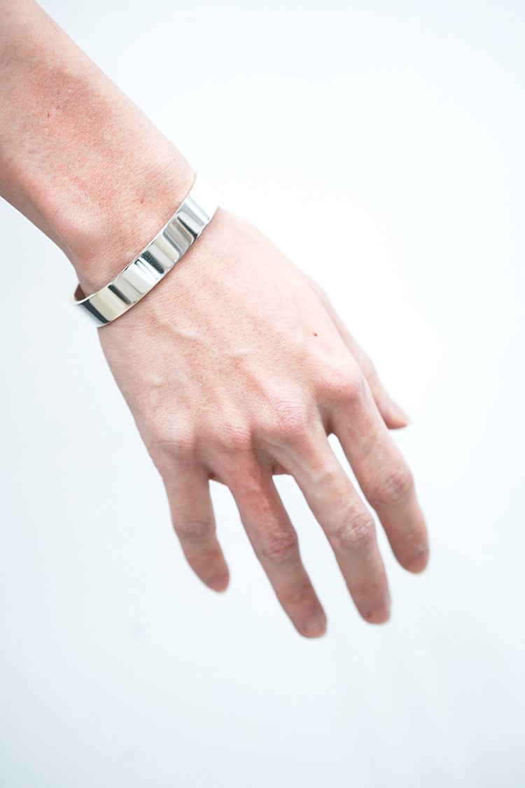 LE GRAMME ribbon bracelet(polished/33g)