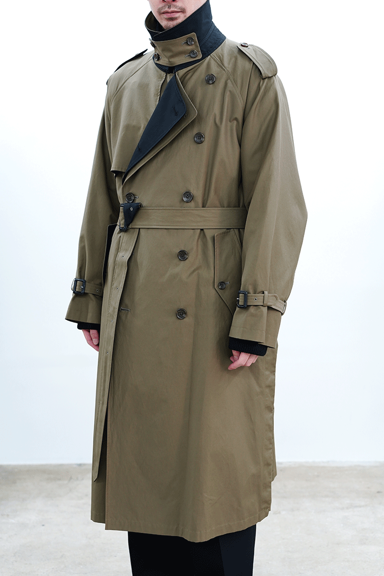 stein Oversized Contrast Trench Coat | www.innoveering.net