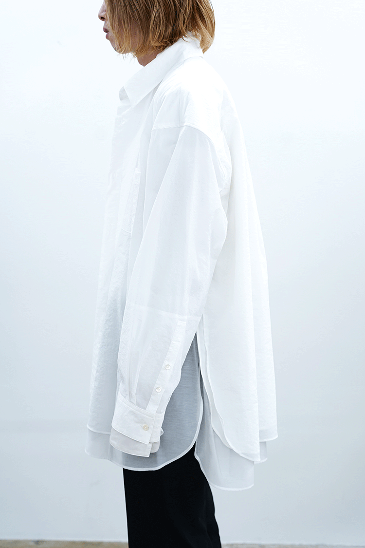 stein Oversized Layered Shirt www.sanagustin.ac.id