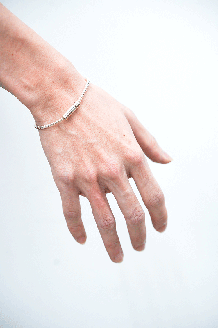 LE GRAMME beads bracelet(polished/11g)