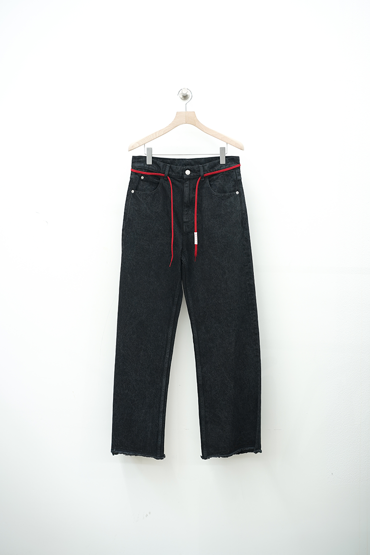 MARNI MARBLE DYE DENIM / BLACK