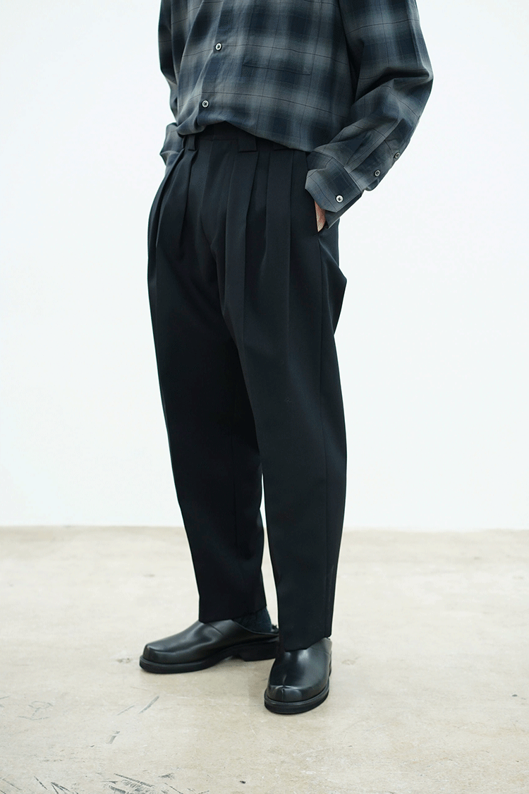 オリジナル stein 22ss DOUBLE WIDE TROUSERS S - パンツ