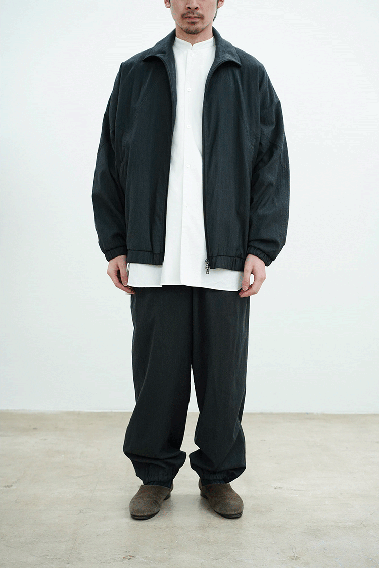 SILK RAYON TRACK JACKET - ナイロンジャケット