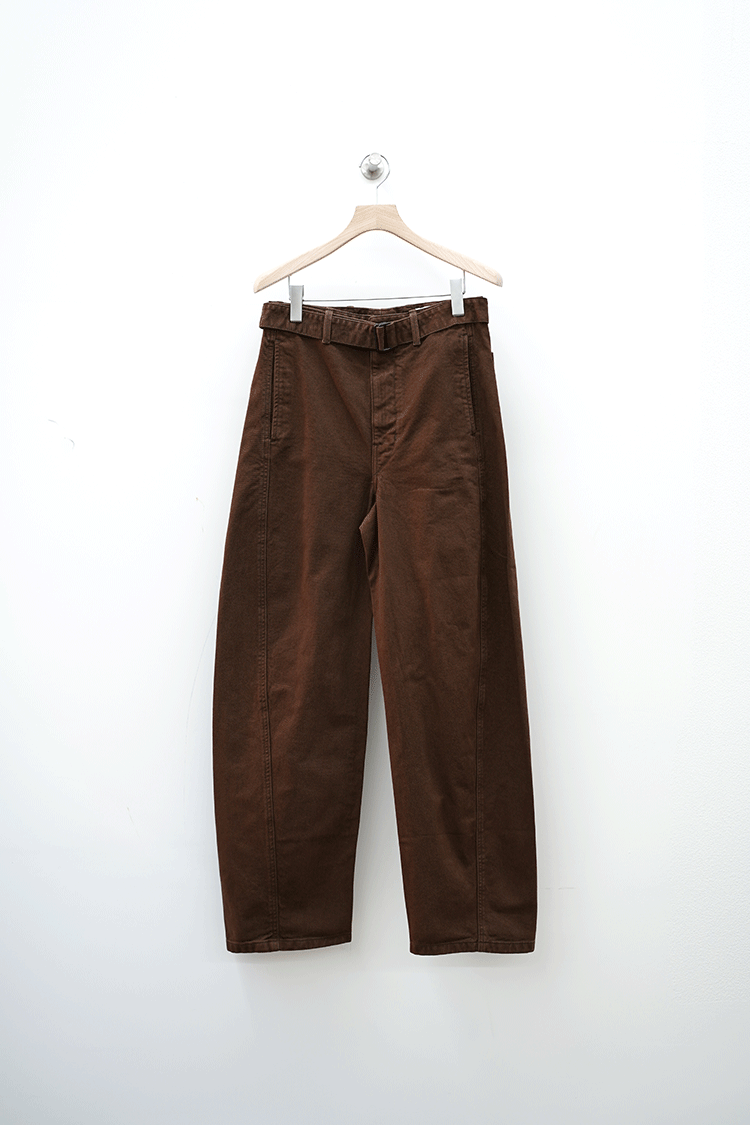 LEMAIRE TWISTED BELTED PANTS