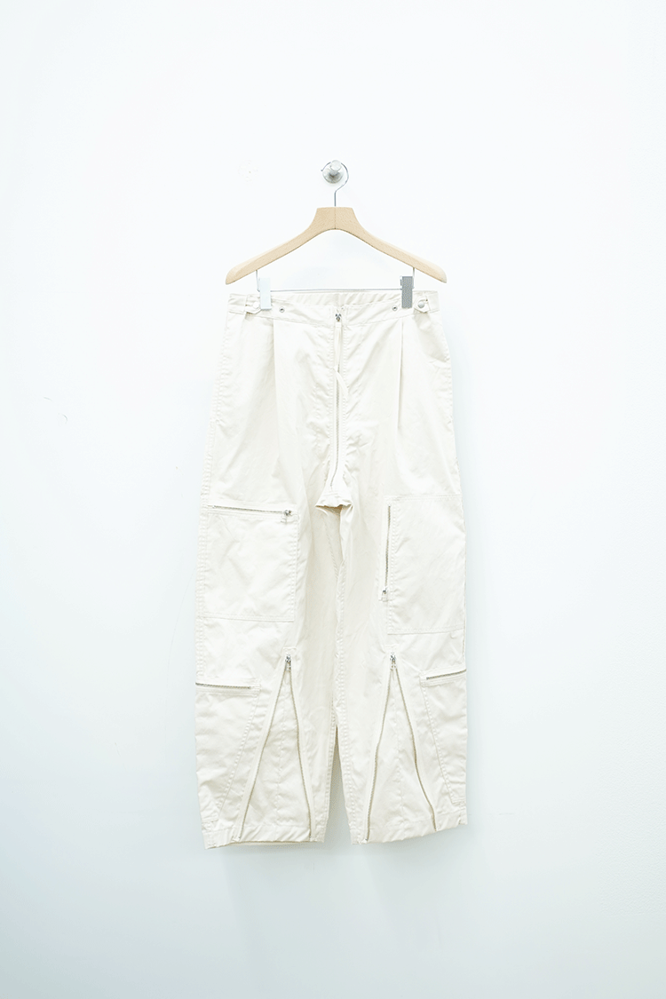 Product Twelve Parachute Pants / ECRU - Unlimited lounge Product Twelve Parachute Pants / ECRU - Unlimited lounge