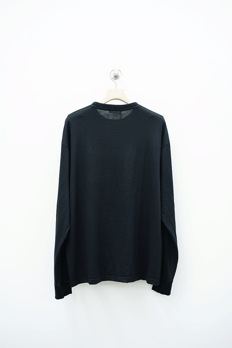 BODHI CASHMERE LONG TEE / BLACK - Unlimited lounge