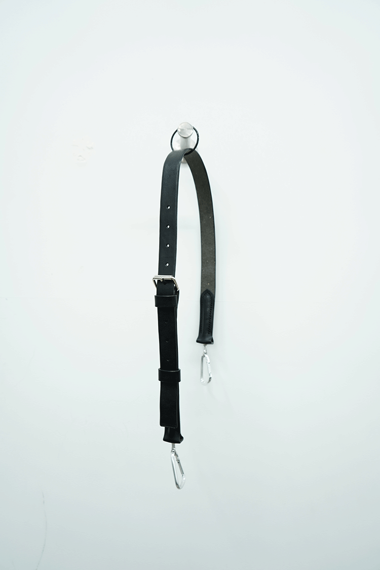 beta post PLASTIC BAG SHOULDER BELT / BLACK