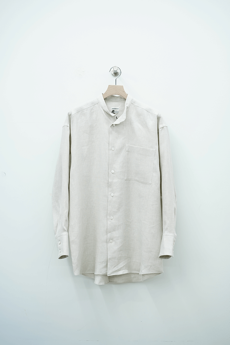 割引制度 POSTELEGANT LINEN CHAMBRAY SHIRT ポステレガント - トップス