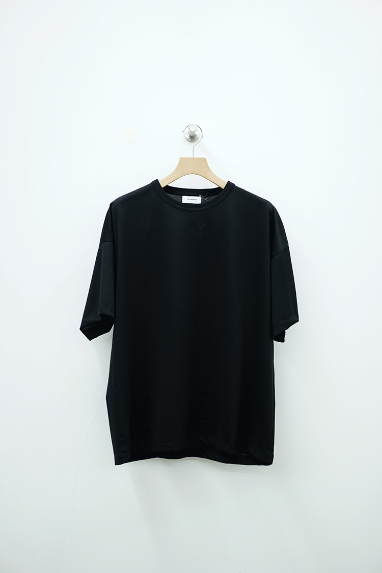 THE RERACS THE OVER SIZE T-SHIRT / BLACK
