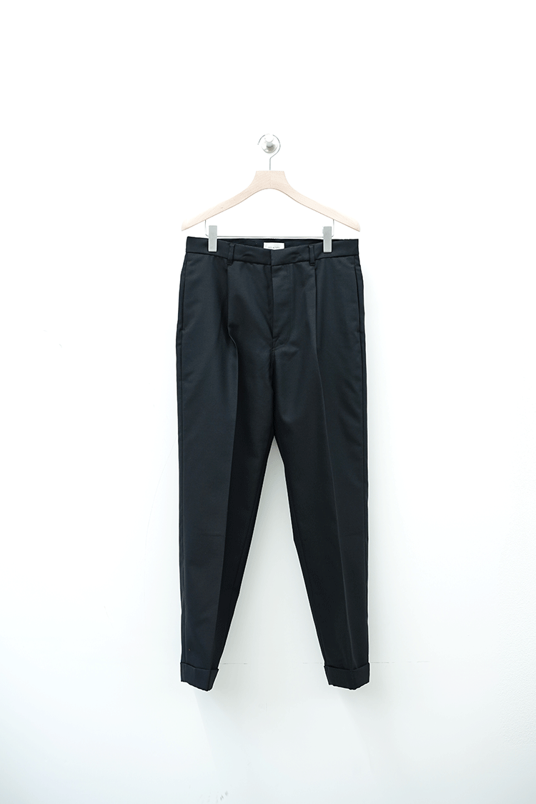 BED j.w. FORD Wool Straight Pants / BLACK