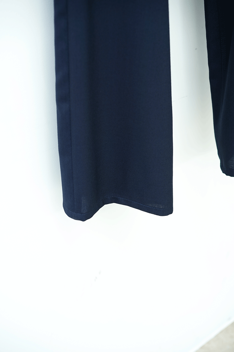 MARNI TROPICAL WOOL EASY CARGO PANTS / BLUE BLACK MARNI TROPICAL WOOL EASY CARGO PANTS / BLUE BLACK