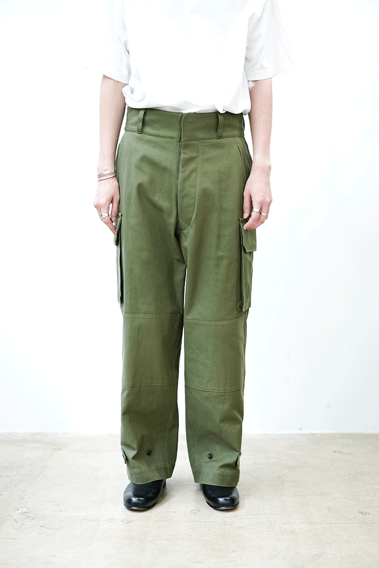 blurhmsROOTSTOCK Cotton Serge 47 Pants / olive - Unlimited lounge 