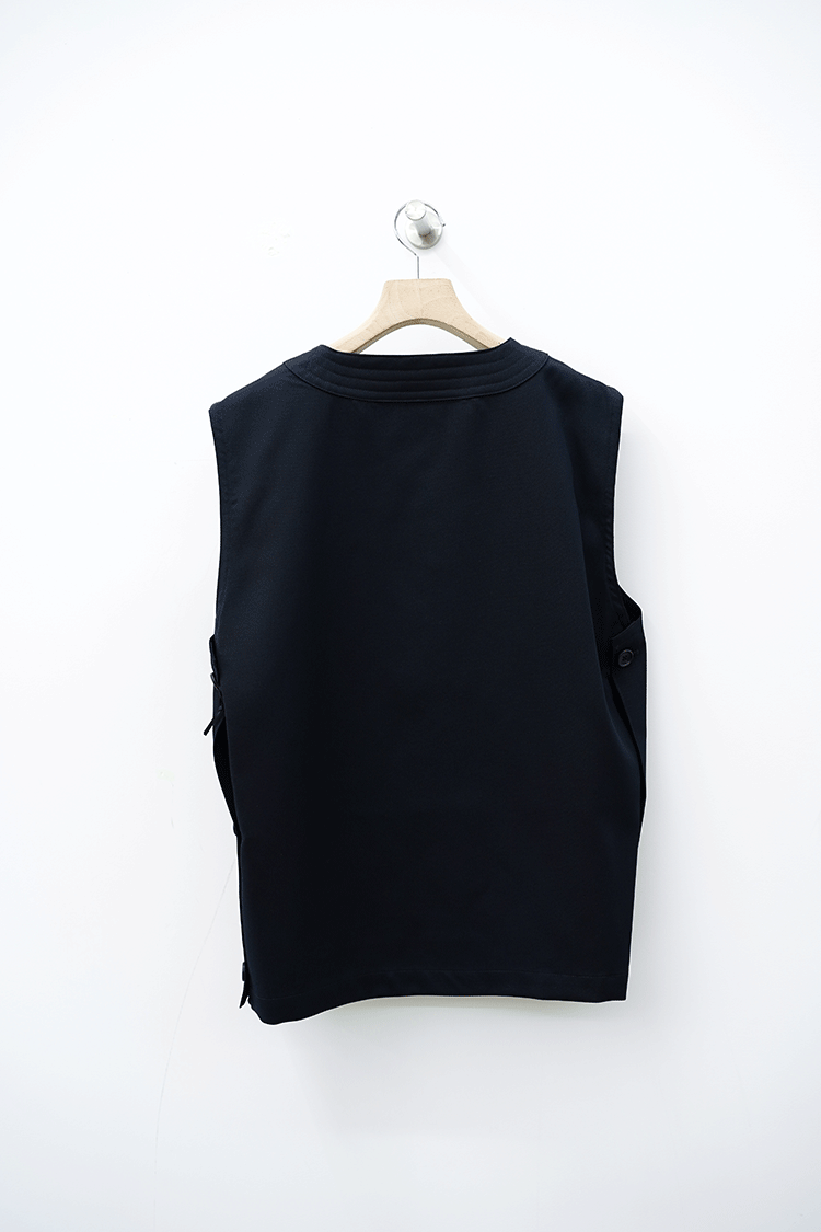 RAINMAKER PULL OVER KARATE VEST / NAVY - Unlimited lounge 