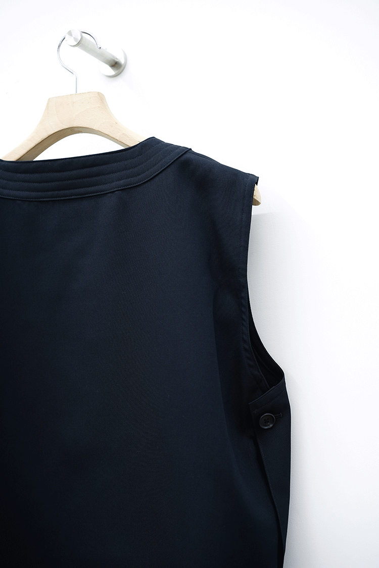 RAINMAKER PULL OVER KARATE VEST / NAVY - Unlimited lounge RAINMAKER PULL OVER KARATE VEST / NAVY - Unlimited lounge