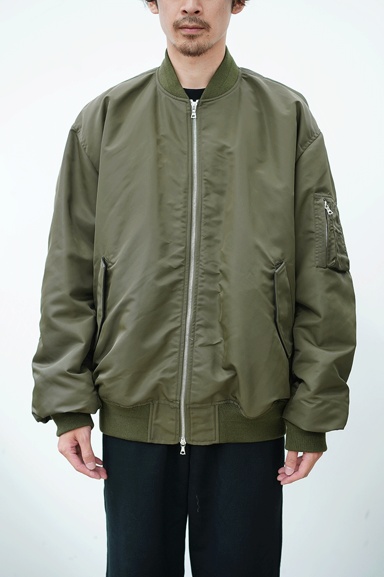 stein OVERSIZED FLIGHT JACKET / MILITARY KHAKI - Unlimited lounge