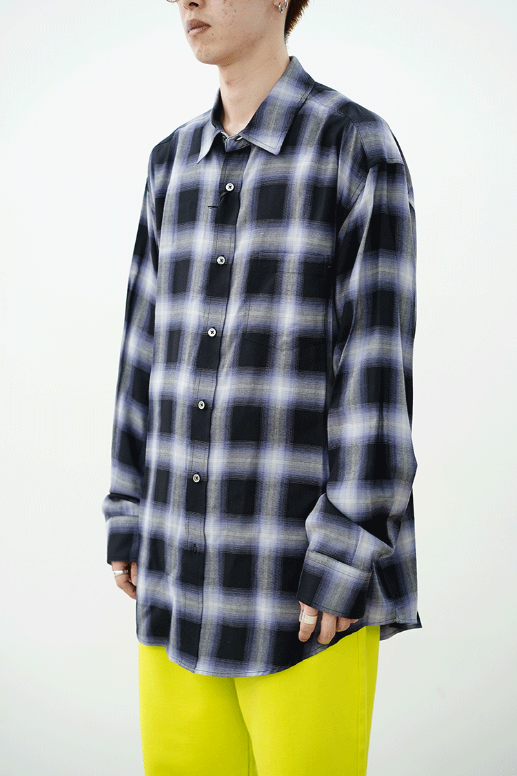 stein OVERSIZED STANDARD SHIRT / PURPLE OMBRE - Unlimited lounge