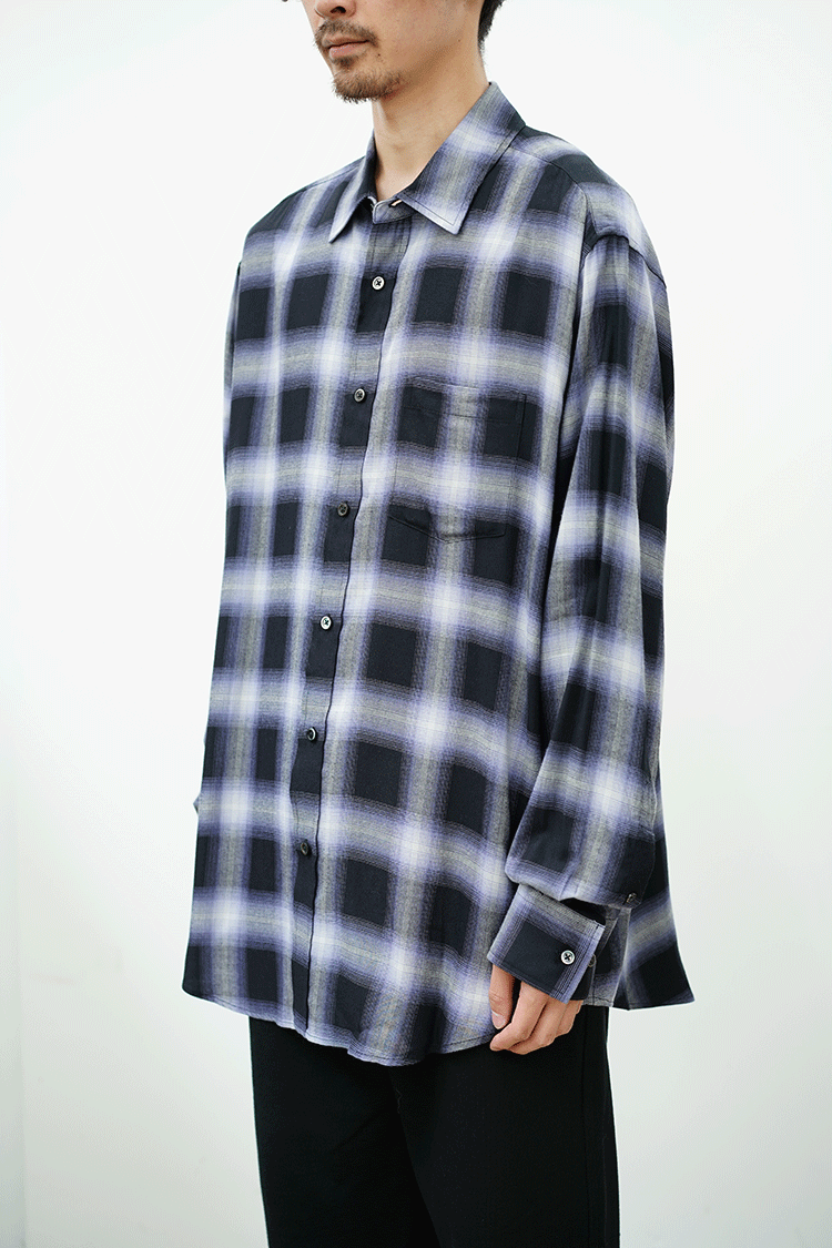 stein OVERSIZED STANDARD SHIRT / PURPLE OMBRE - Unlimited lounge