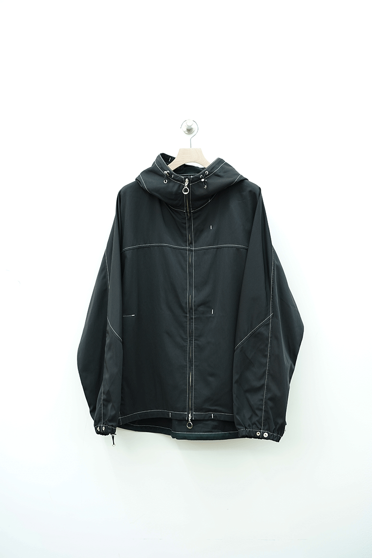ANEI R-2 WIND PARKA C.S. / FADE BLK × IVORY