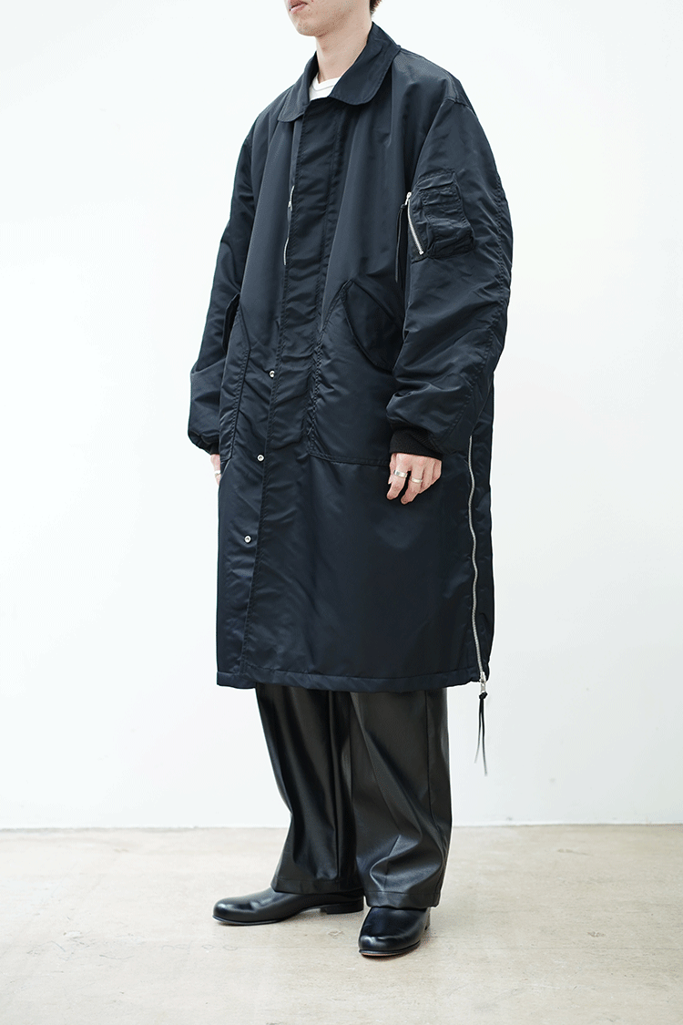 22AW / 08sircus / Long MA-1 コート rever 5 - モッズコート