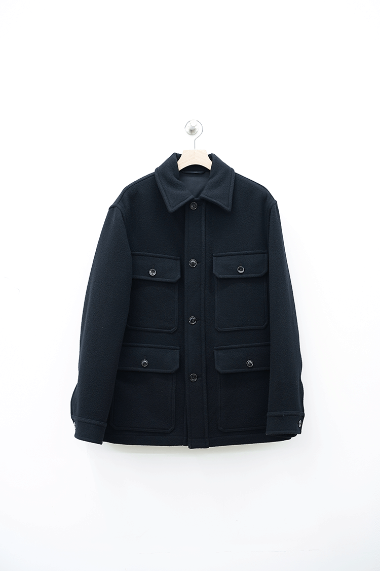 LEMAIRE HUNTING JACKET / BLACK