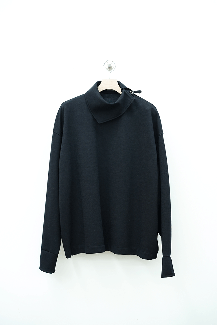 THERERACS SCARF PULLOVER / BLACK