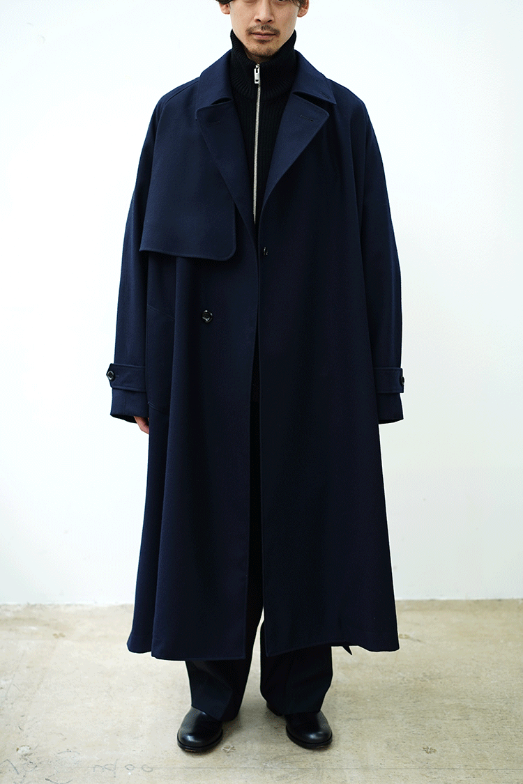 THERERACS THE TRENCH PONCHO / DARK NAVY - Unlimited lounge