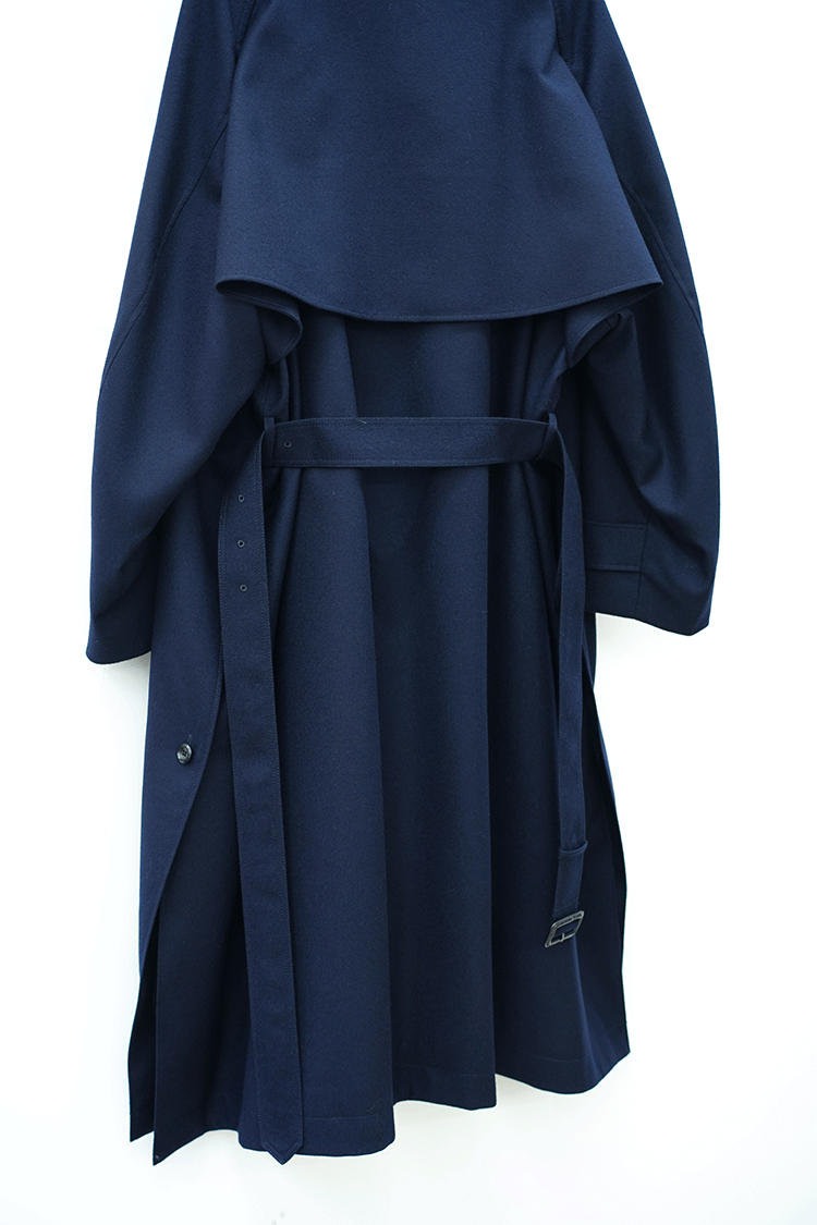 THERERACS THE TRENCH PONCHO / DARK NAVY - Unlimited lounge