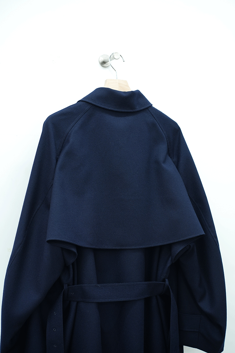 THERERACS THE TRENCH PONCHO / DARK NAVY - Unlimited lounge