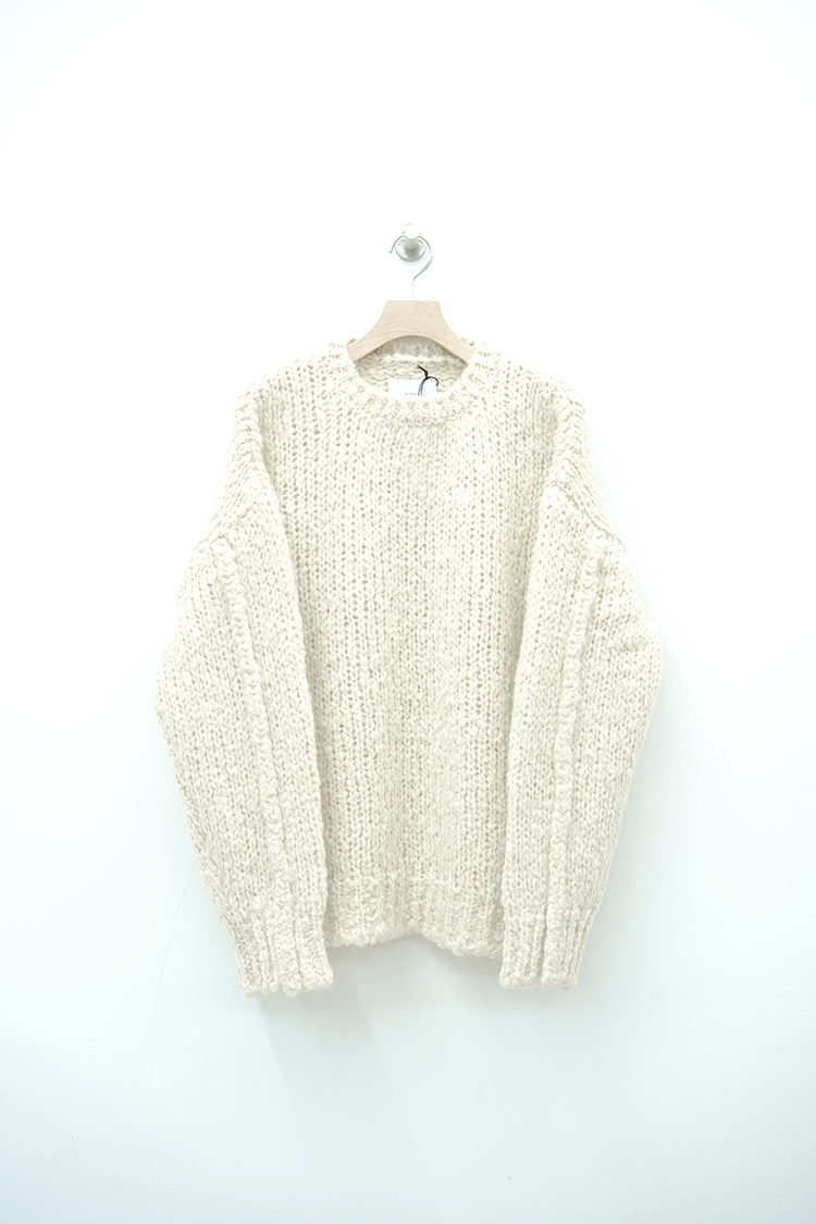 stein MOHAIR WOOL LOOSE KNIT L/S / OFF