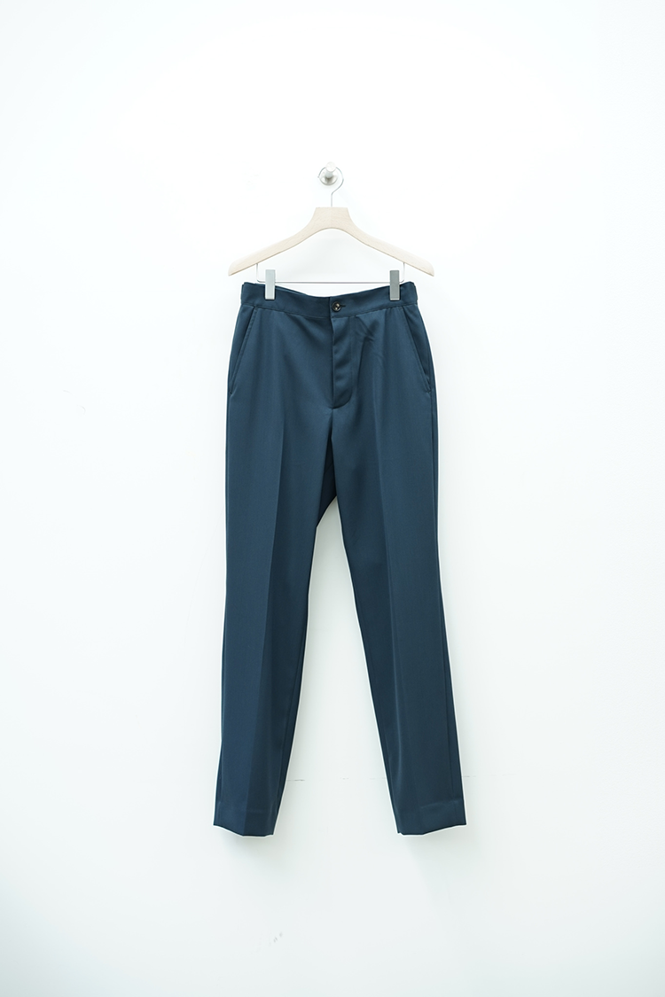 TheCLASIK STRAIGHT TROUSERS / PETROL GREEN