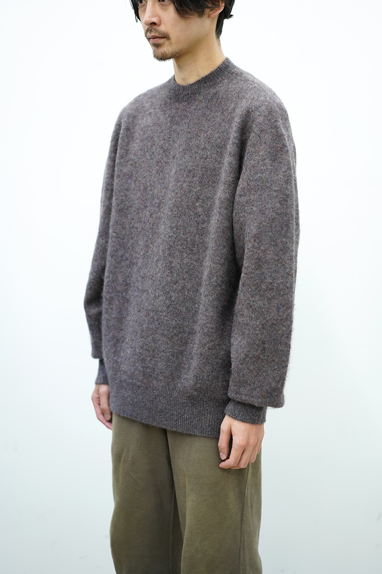 blurhms ブラームス Cashmere Knit NaturalBrown size3-