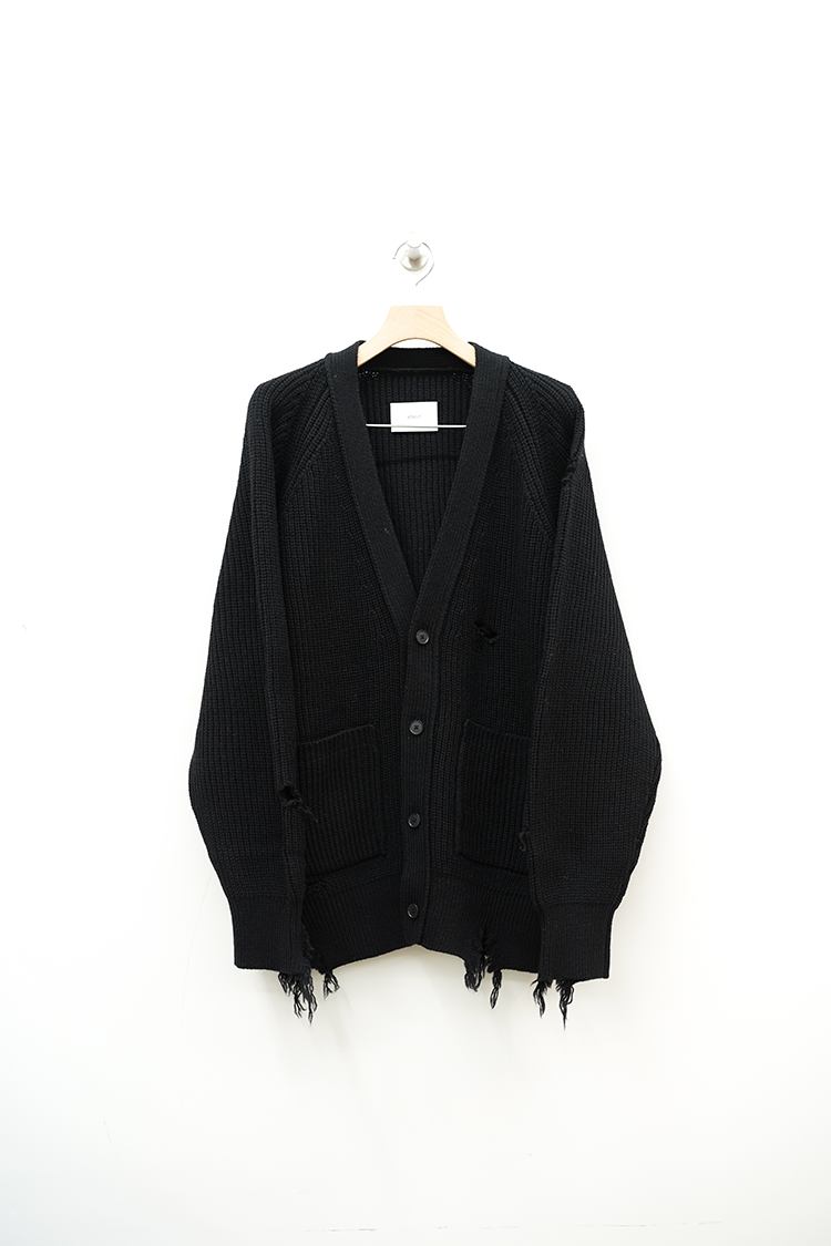 stein(シュタイン) MILLED DAMAGE KNIT CARDIGAN 公式通販