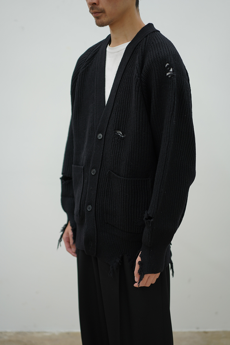 stein(シュタイン) MILLED DAMAGE KNIT CARDIGAN 公式通販 stein(シュタイン) MILLED DAMAGE KNIT CARDIGAN 公式通販