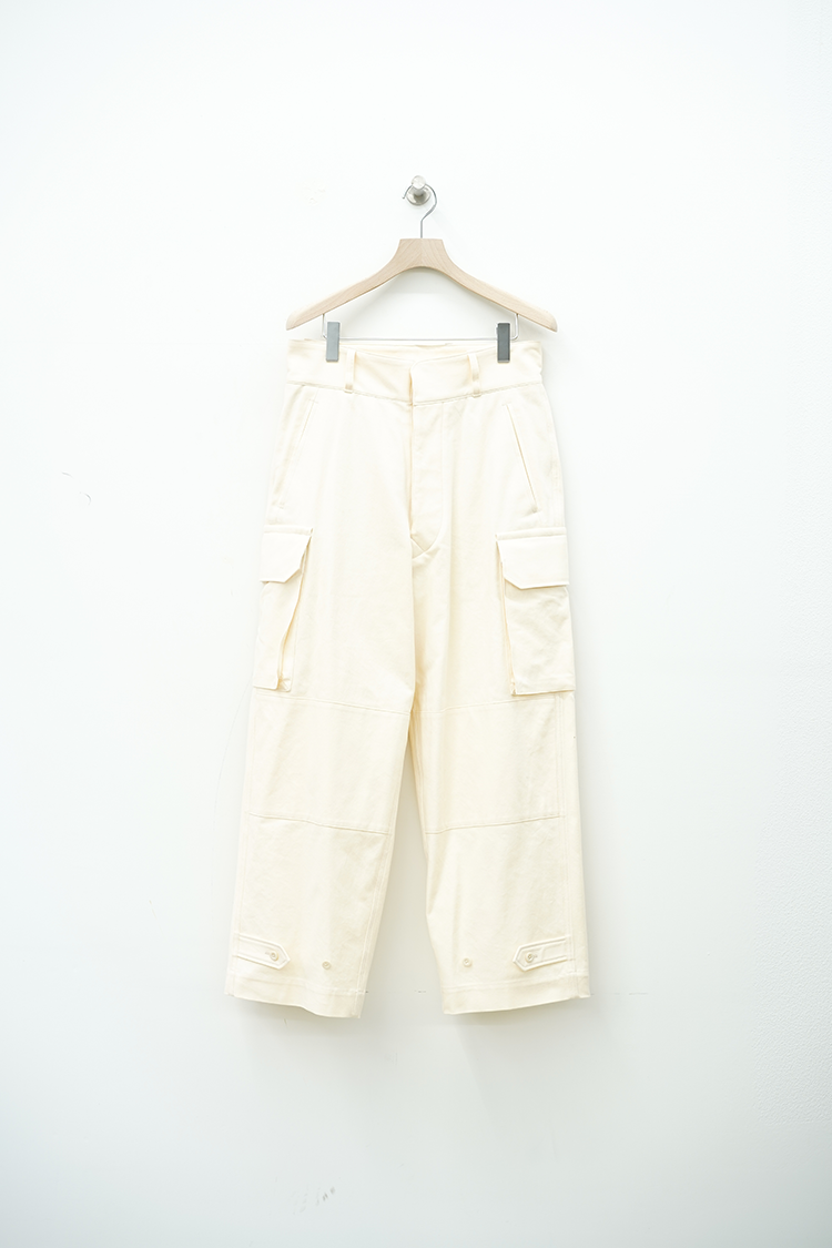 blurhmsROOTSTOCK Cotton Serge 47 Pants / Ivory