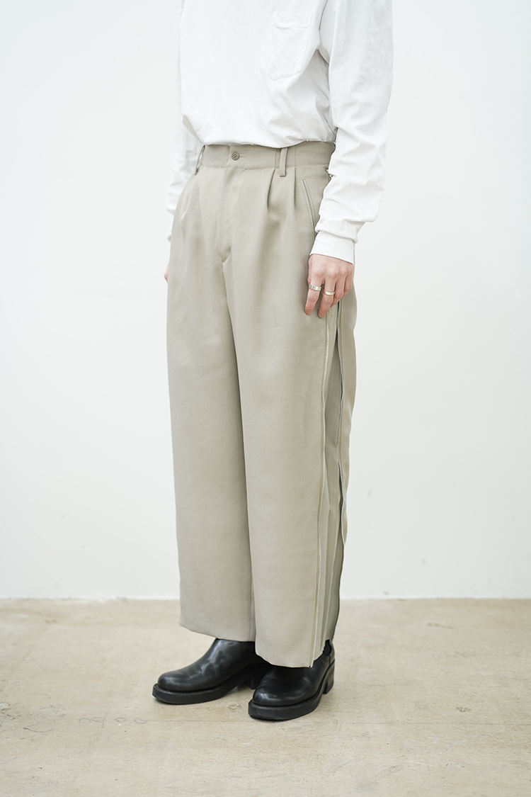 08sircus(ゼロエイトサーカス) Viscose mad cross side zip pants 公式通販