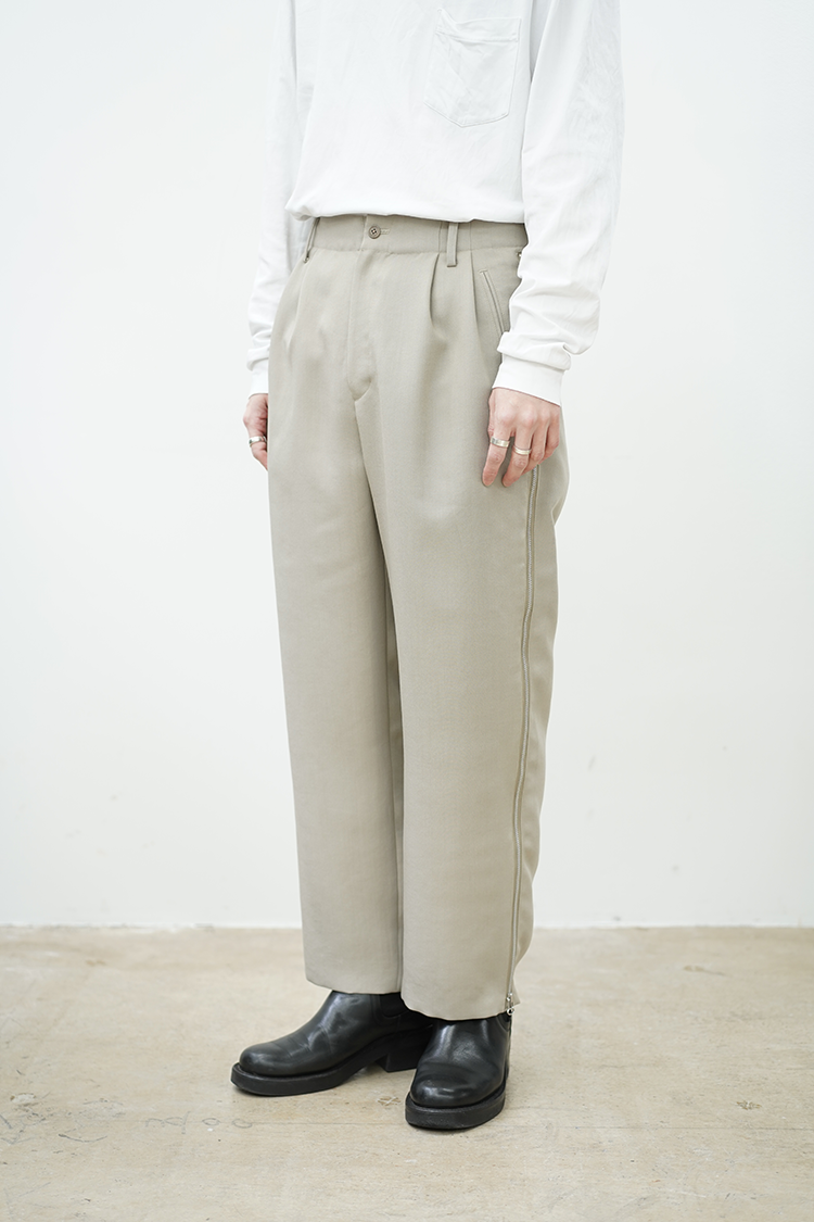 08sircus(ゼロエイトサーカス) Viscose mad cross side zip pants 公式通販