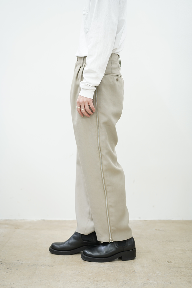 08sircus(ゼロエイトサーカス) Viscose mad cross side zip pants 公式通販