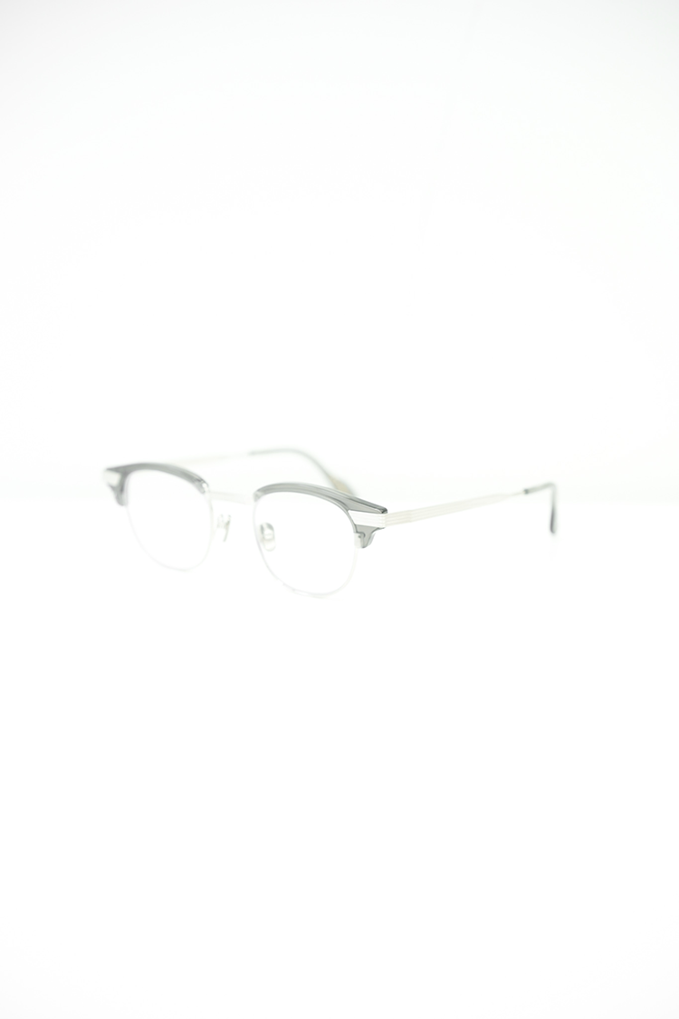 kearny keith (clear gray×silver / clear or yellow lens)