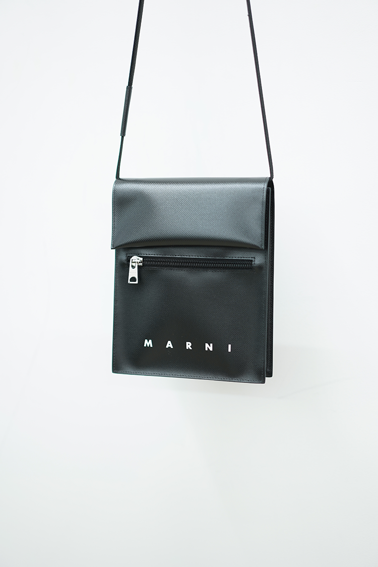 MARNI SHOULDER BAG POUCH / BLACK