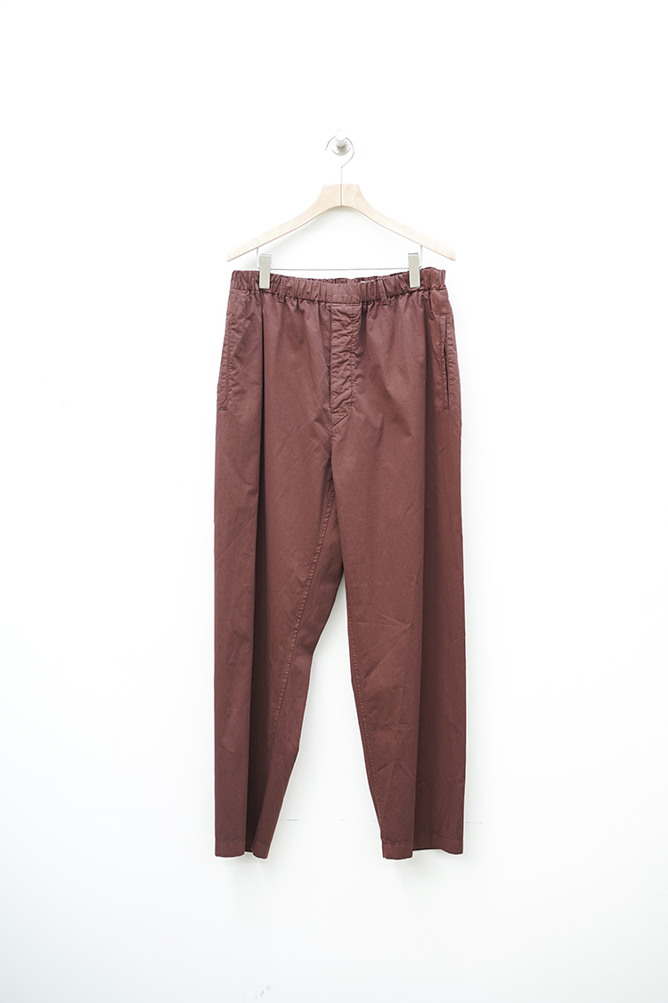 LEMAIRE RELAXED PANTS / COCOA BEAN