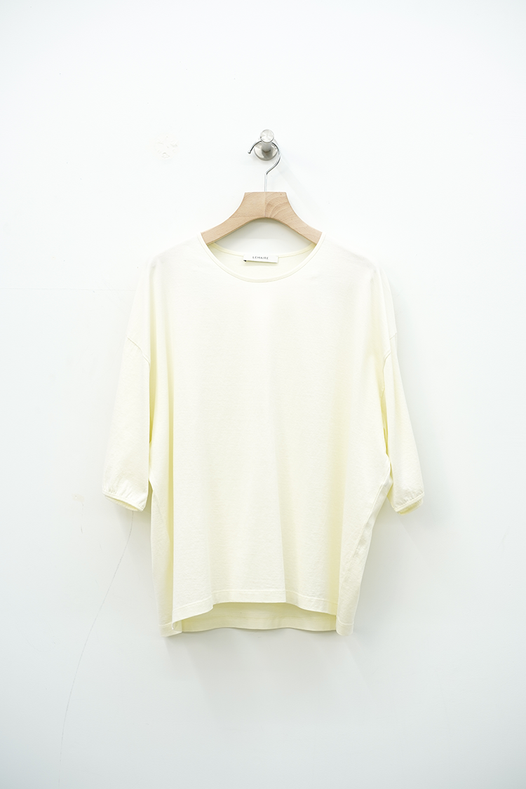 LEMAIRE SS RELAXED TEE / LEMON GLATE