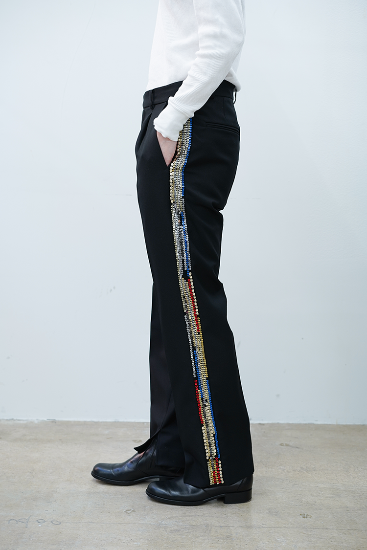 BED j.w. FORD(ベッドフォード) Glitter Side Stripe Pants 公式通販 BED j.w. FORD(ベッドフォード) Glitter Side Stripe Pants 公式通販