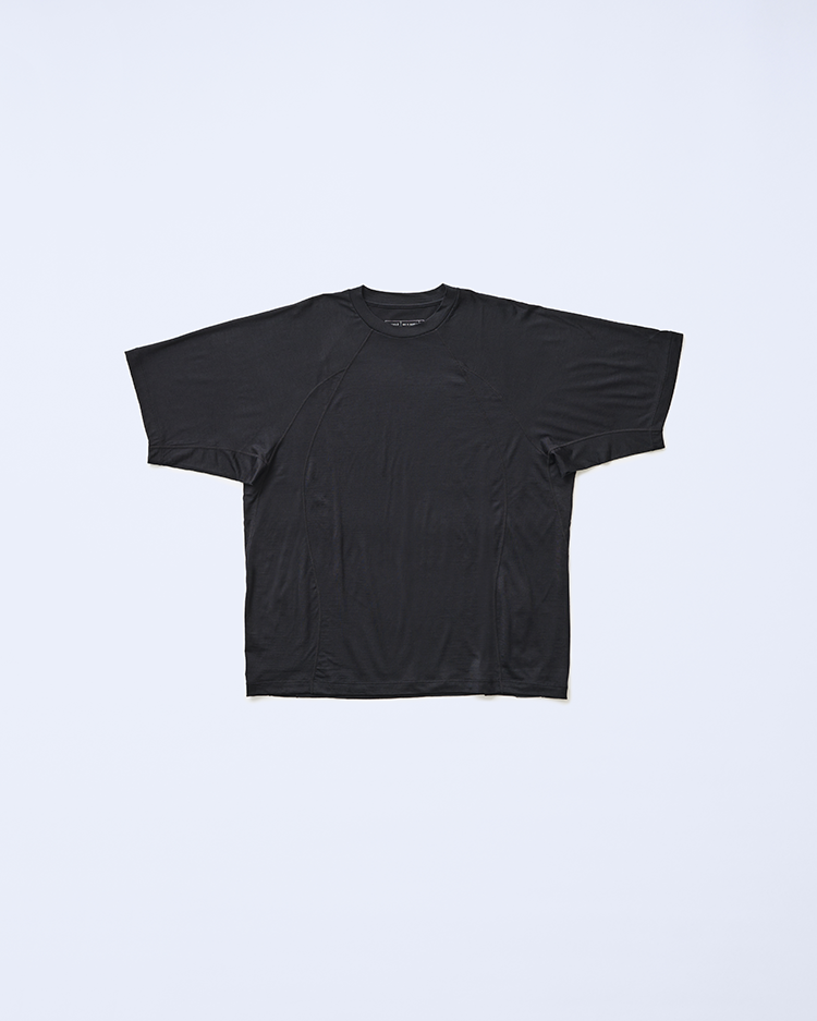 Goldwin 0 Wool T-shirt / BLACK