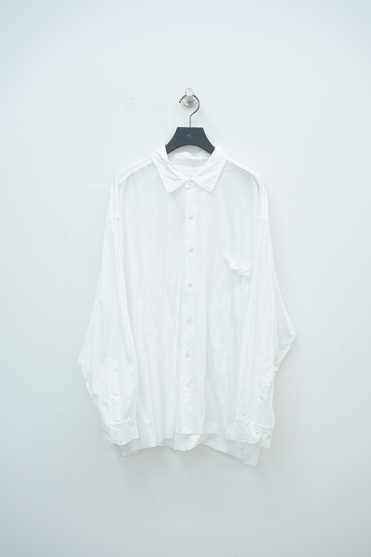 KANEMASA PHIL 46G Artisan Jersey Shirt / WHITE
